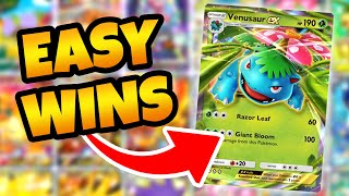 This Deck Will Get You EASY WINS on Pokémon TCG Pocket Venusaur amp Lilligant [upl. by Dianthe]