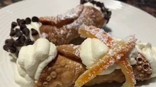 How to make authentic Sicilian cannoli shells  with filling  best recipe [upl. by Conney]