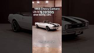 1968 Chevy Camaro Convertible 39995 [upl. by Sipple]