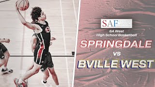 2024 Springdale High School Basketball  Springdale vs West [upl. by Carry]