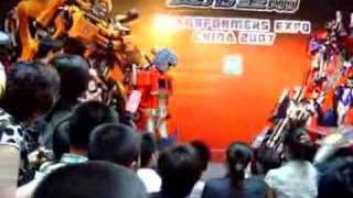 Transformers Costume Performance in China Part 2 [upl. by Atsyrhc]