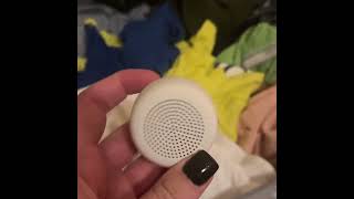 Review amp Demo Babelio Mini White Noise Machine  Portable Sound for Adults Kids and Babies [upl. by Nevuer714]