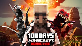 I Survived 100 Days in a Nuclear Parasite Apocalypse in Hardcore Minecraft [upl. by Galven]