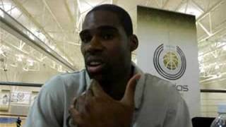 Antawn Jamison Interview at Adidas Nations [upl. by Nalyk]