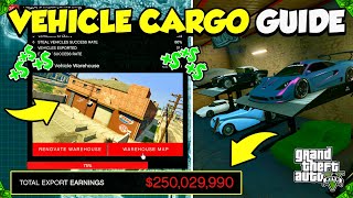 UPDATED 2024 GTA 5 Online Vehicle Cargo Warehouse Business SOLO Money Guide MAKE EASY MILLIONS [upl. by Ednutey]