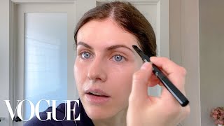 Alexandra Daddarios Guide to Face Masks amp Easy Everyday Makeup  Beauty Secrets  Vogue [upl. by Hulen947]