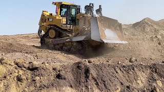 Caterpillar D9T Bulldozer In Action [upl. by Allimak225]