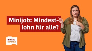 Stand 2023 Minijob amp Mindestlohn Alle Infos rund um deinen Verdienst [upl. by Morita]