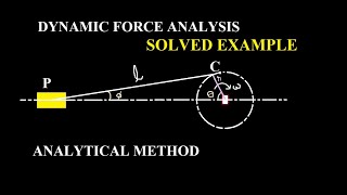 Dynamic Force Analysis solved problem in analytical method [upl. by Erbe]