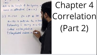 Edexcel AS Level Maths Chapter 4 Correlation Part 2 [upl. by Gunter]