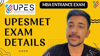 UPESMET Exam Details 2024  MBA Entrance Exam  UPES Dehradun [upl. by Abdulla493]