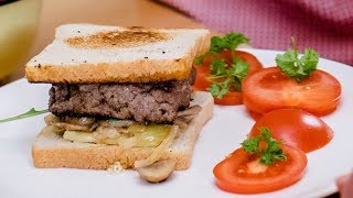 Šťavnatý domáci ham  burger [upl. by Enneibaf]