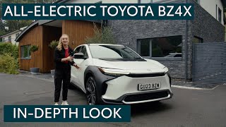 Toyota bZ4X review our sleek allelectric family SUV [upl. by Brenton]