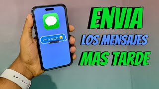 Cómo Programar y Enviar Mensajes en iPhone a la Hora Que Quieras [upl. by Olwen365]