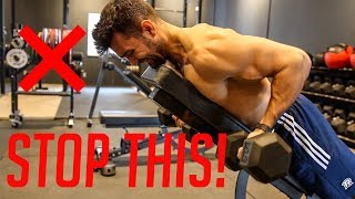 How to PROPERLY Incline Dumbbell Row  Prone Row Tutorial For A Huge Back [upl. by Seiden]