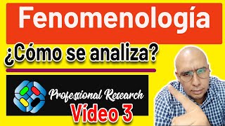 🧠🎯 Proceso para realizar un análisis en fenomenología [upl. by Calendre]