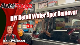 HowTo Remove Water Spots  DIY Detail Water Spot Remover [upl. by Alarick256]