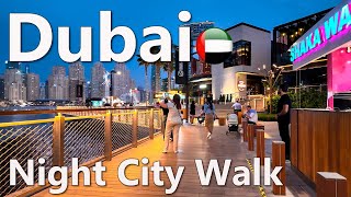 Real Dubai 2024 The best city in the world  Best Night Walking Tour 4K 🇦🇪 [upl. by Idaf]