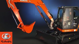 Unleashing Power and Precision Explore Kubotas Premier 8ton Utility Excavator the KX080 [upl. by Nylacaj305]