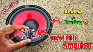 Tpa 3110 Amplifier Board  class d amplifier board full review sound testing full connection [upl. by Natalia]