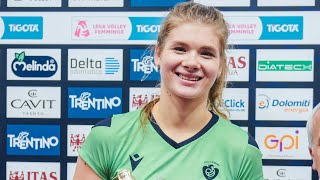 ANNA DAVYSKIBA ON FIRE MVP in Trento  Bergamo  Lega Volley Femminile 202324 [upl. by Richardo]