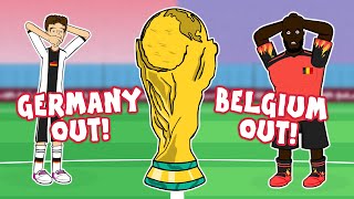 Germany OUT Belgium OUT World Cup 2022 Parody Cartoon Japan Spain [upl. by Munro]