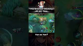 The Greatest Mockery of All time 😂😂😂 mobilelegends mobilelegendsbangbang mlbb shorts [upl. by Ardnossak]