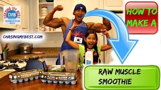 Raw Protein smoothie [upl. by Thorsten682]