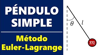 Péndulo Simple EulerLagrange [upl. by Keifer]