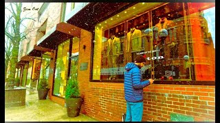 SPRING CANADA 2024 Yorkville Village The Perfect Trench Style TORONTO【4K DOWNTOWN WALK】ON [upl. by Ahtanaram]