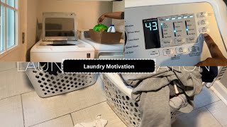 Laundry Motivation End of the Week Laundry [upl. by Enidualc]