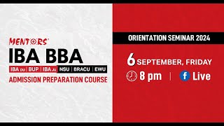 IBA BBA Orientation Seminar 2024 [upl. by Latif158]