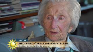 Överlevde förintelsen  quotVi trodde inte vi skulle uppleva nästa dagquot  Nyhetsmorgon TV4 [upl. by Aisinoid893]