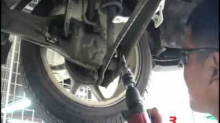 UltraRacing  Installation Guide Proton Wira 1315 Rear Anti Roll Bar URAR19203 [upl. by Alohcin]