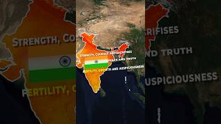 The Meaning Of Indian Flag shorts indianflag india map [upl. by Neirol557]