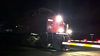 Hapag Loyd CPKC 8781 East passes Cobourg Train Station [upl. by Llednek]