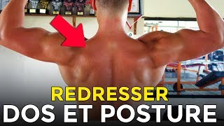 COMMENT REDRESSER SON DOS ET AMÉLIORER SA POSTURE AVEC CES EXERCICES [upl. by Anselm]