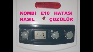 Kombi E10 Hatası Nasıl Çözülür Baymak  HD Video Sesli Anlatım [upl. by Llenrahc]