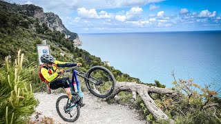 MEGA AUSSICHT AUFS MEER  FINALE LIGURE MTB Downhill Donne Toboga  24 h  FREERIDE INC  Tag 5 [upl. by Bashuk255]