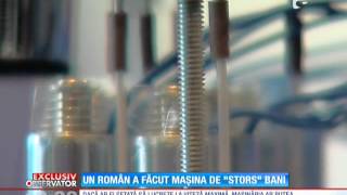 Un român a inventat maşina legală de făcut bani [upl. by Roxana266]