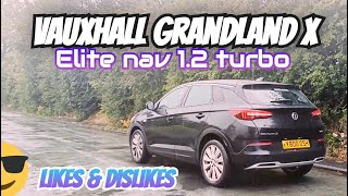 My 2020 Vauxhall Grandland x elite nav turbo Likes amp dislikes [upl. by Mchugh]