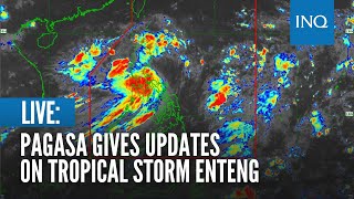 LIVE Pagasa gives updates on Tropical Storm Enteng  September 2 1200PM [upl. by Ennirroc]