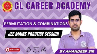 PERMUTATIONS amp COMBINATIONS  JEE MAINS 2024 TOPICWISE PYQ  BY AMANDEEP SIR [upl. by Adnoek]