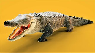 Interior Crocodile Alligator  Blender animation [upl. by Dill]