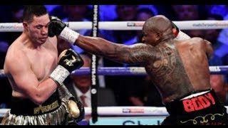 Dillian Whyte vs Joseph Parker Knock down Highlights [upl. by Ivatts]