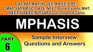 MPHASIS6 Interview QuestionsampAnswersvideosFreshersExperiencedcareerjobs [upl. by Oicnerual]