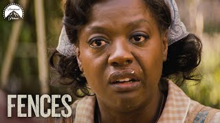 Fences  quotSame Spot As Youquot Full Scene Viola Davis Denzel Washington  Paramount Movies [upl. by Rosenblast305]