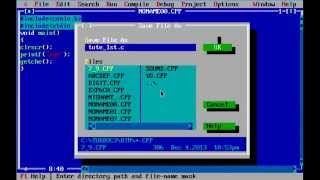 CC Programming for beginners in turbo C Tutorial1 Creating simple C program [upl. by Valonia30]