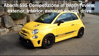 Abarth 595 Competizione in depth review exterior interior exhaust sound drive [upl. by Leone620]