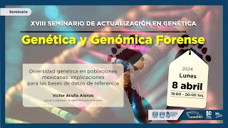 Diversidad genética en poblaciones mexicanas implicacionespara las bases de datos de referencia [upl. by Ambrosane131]